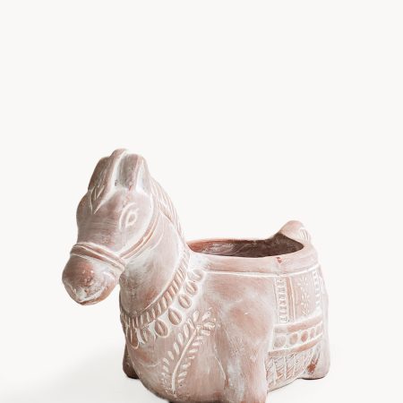 Terracotta Pot - Horse