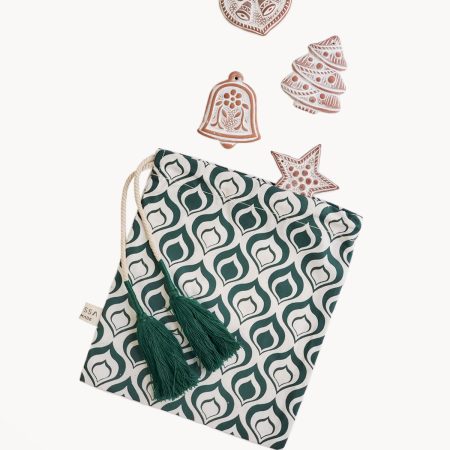 Handmade Sugar Saver Ornament - Holiday Gift Edition with Green Pouch