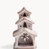 Terracotta Tea Light Candle Holder - House