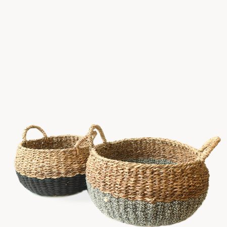 Ula Floor Basket - Black