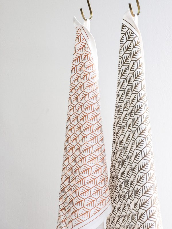 Hand Screen Printed Tea Towel - Set of 2 - Image 4