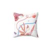 Uniquely You Decorative Throw Pillow Cover, Beach Seashell Coral Pattern - Image 11