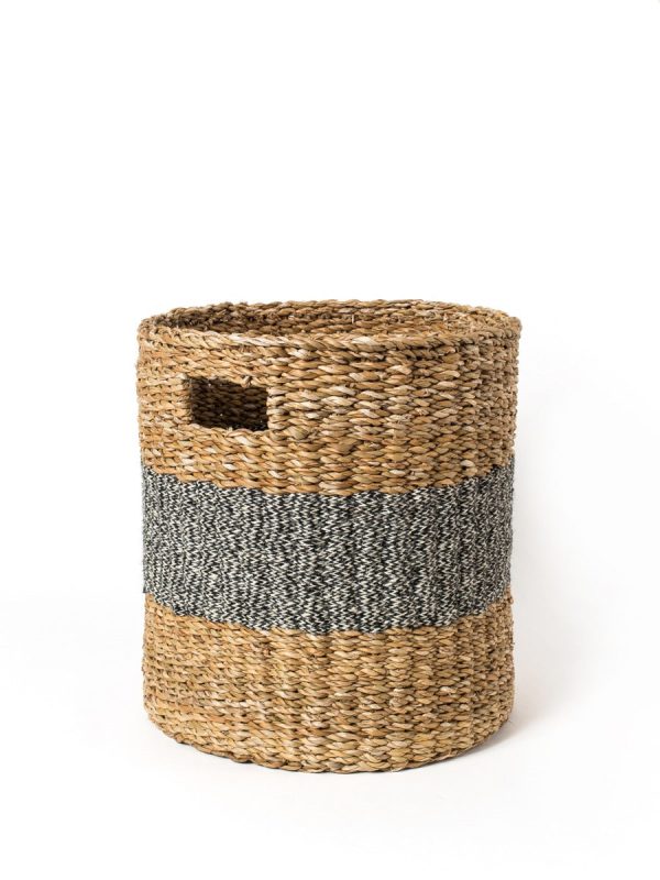 Savar Hamper Basket with Handle - Black - Image 7