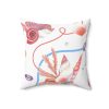 Uniquely You Decorative Throw Pillow Cover, Beach Seashell Coral Pattern - Image 7