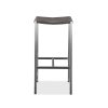 Set of 4 Stainless Steel Square Bar Stool - Image 2
