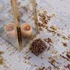 2’ x 15’ Abstract Beige and Gold Modern Runner Rug - Image 3