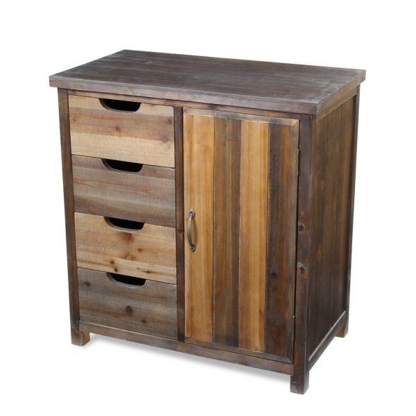 Rustic Natural Accent Storage Cabinet - Image 2