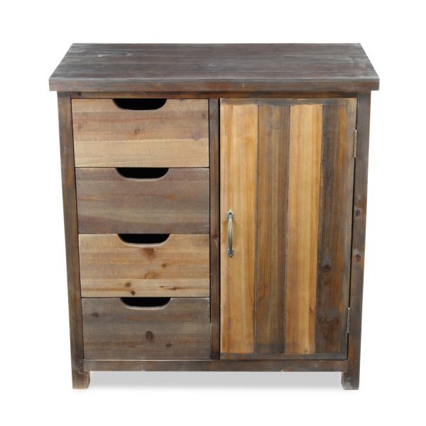 Rustic Natural Accent Storage Cabinet - Image 3