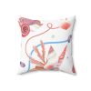 Uniquely You Decorative Throw Pillow Cover, Beach Seashell Coral Pattern - Image 8