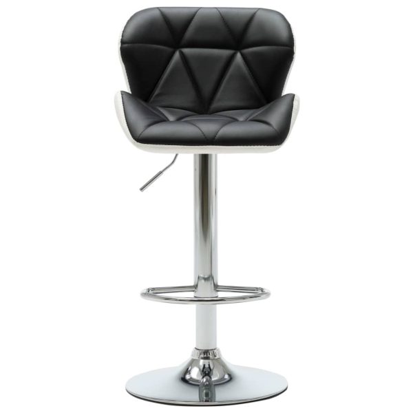 vidaXL 1/2x Bar Stool Faux Leather Pub Counter Swivel Office Multi Colors - Image 2