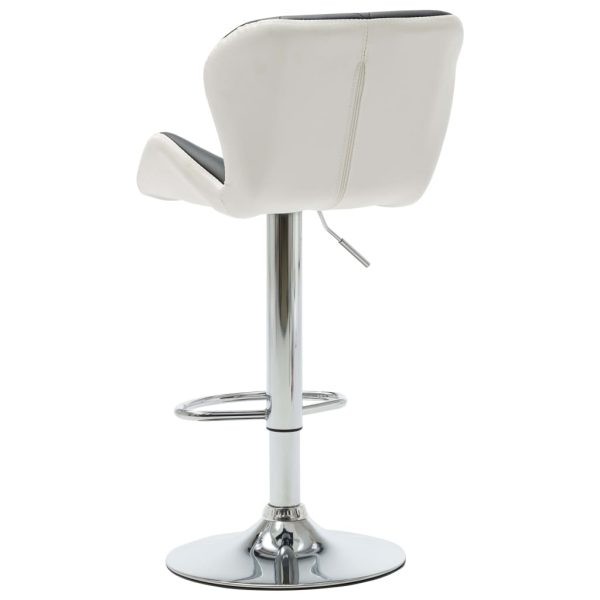 vidaXL 1/2x Bar Stool Faux Leather Pub Counter Swivel Office Multi Colors - Image 3
