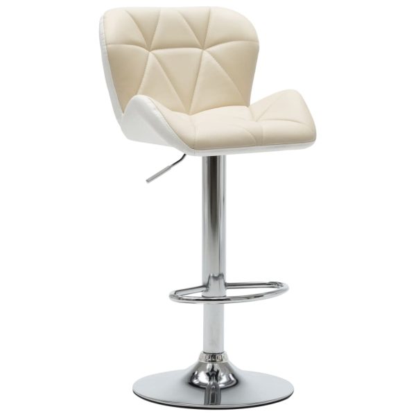 vidaXL 1/2x Bar Stool Faux Leather Pub Counter Swivel Office Multi Colors - Image 7