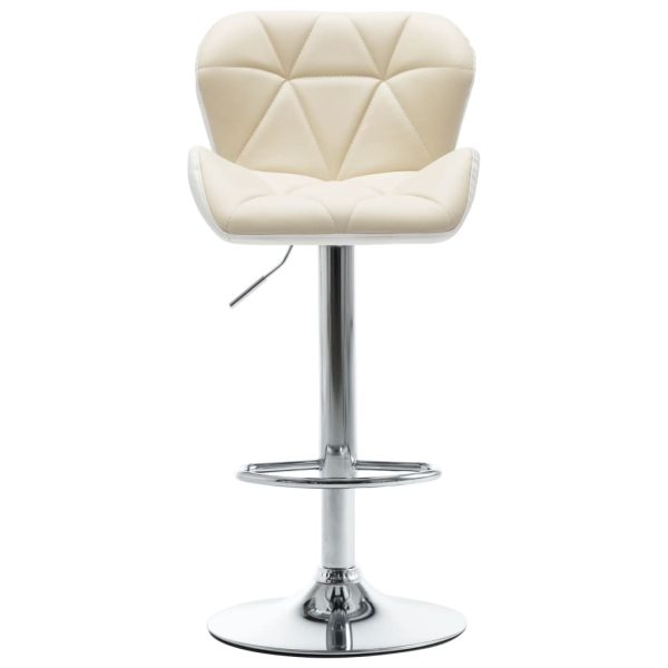 vidaXL 1/2x Bar Stool Faux Leather Pub Counter Swivel Office Multi Colors - Image 8
