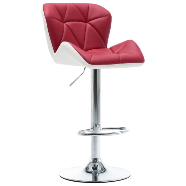vidaXL 1/2x Bar Stool Faux Leather Pub Counter Swivel Office Multi Colors - Image 16