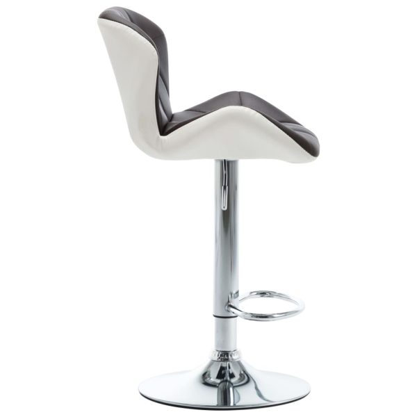 vidaXL 1/2x Bar Stool Faux Leather Pub Counter Swivel Office Multi Colors - Image 21