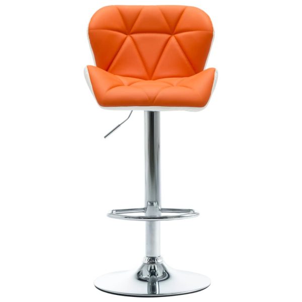 vidaXL 1/2x Bar Stool Faux Leather Pub Counter Swivel Office Multi Colors - Image 23