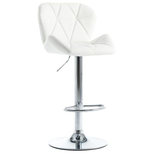 vidaXL 1/2x Bar Stool Faux Leather Pub Counter Swivel Office Multi Colors - Image 36