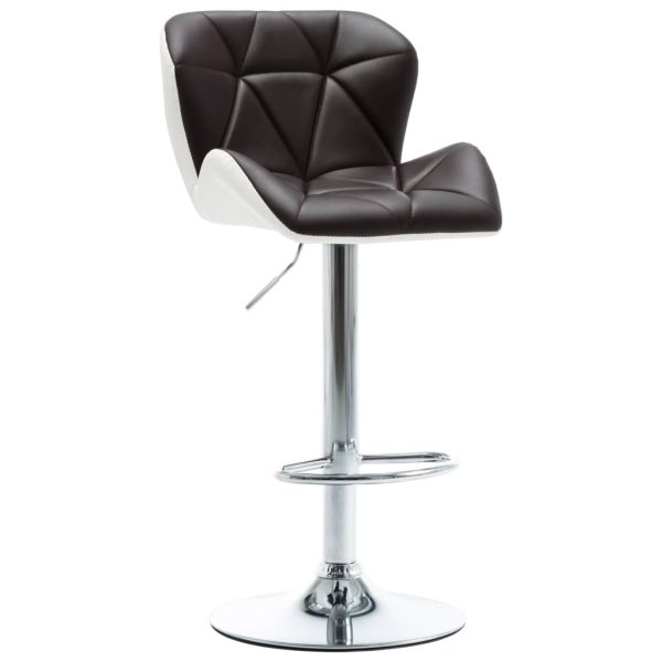 vidaXL 1/2x Bar Stool Faux Leather Pub Counter Swivel Office Multi Colors - Image 51