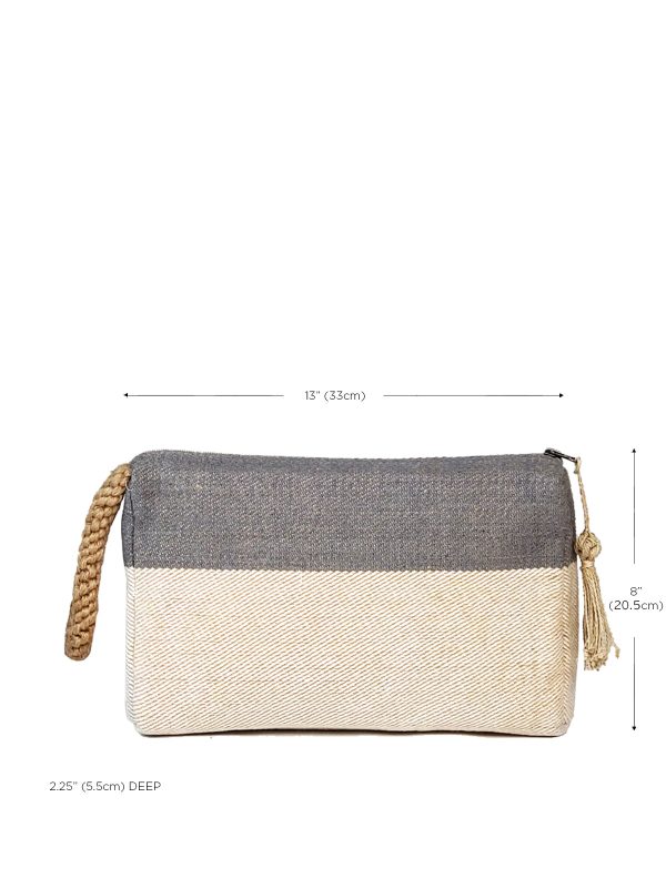 Block A Clutch - Gray - Image 5