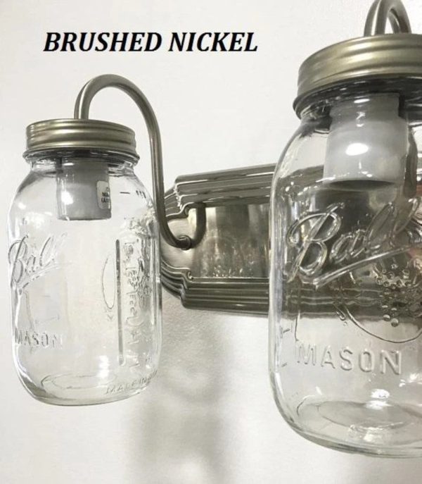 Mason Jar Bathroom Vanity Light - Image 5