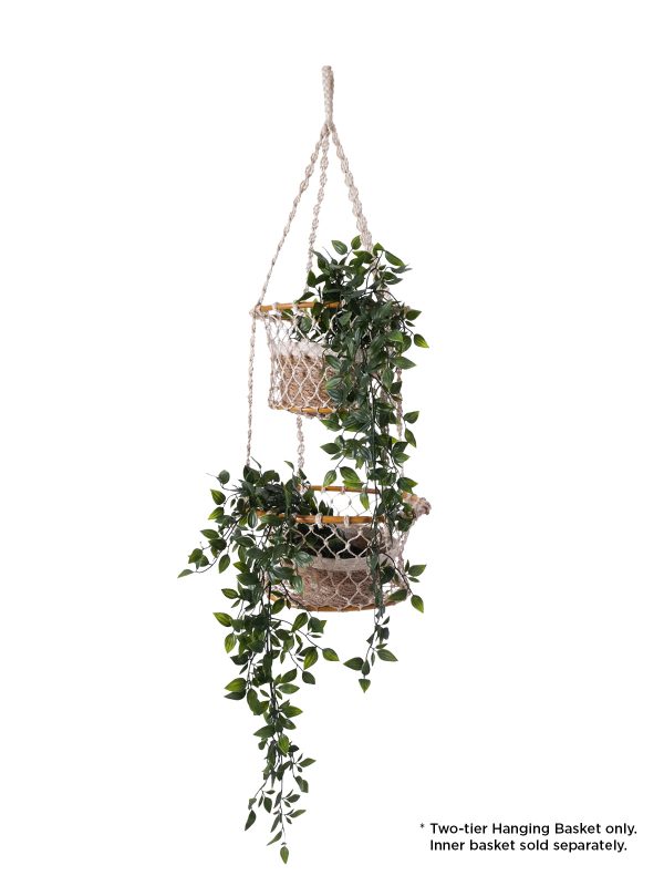 Jhuri Double Hanging Basket - Image 6