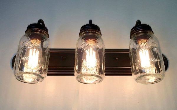 Mason Jar Bathroom Vanity Light - Image 10