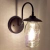 Mason Jar Outdoor Exterior Porch Wall SCONCE Light - Image 7