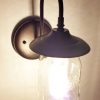 Mason Jar Outdoor Exterior Porch Wall SCONCE Light - Image 6