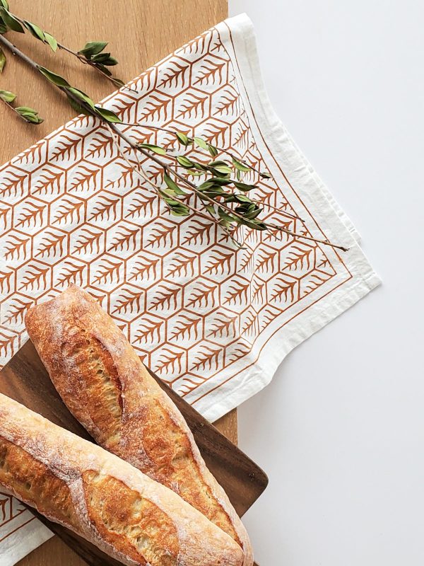 Hand Screen Printed Tea Towel - Set of 2 - Image 3