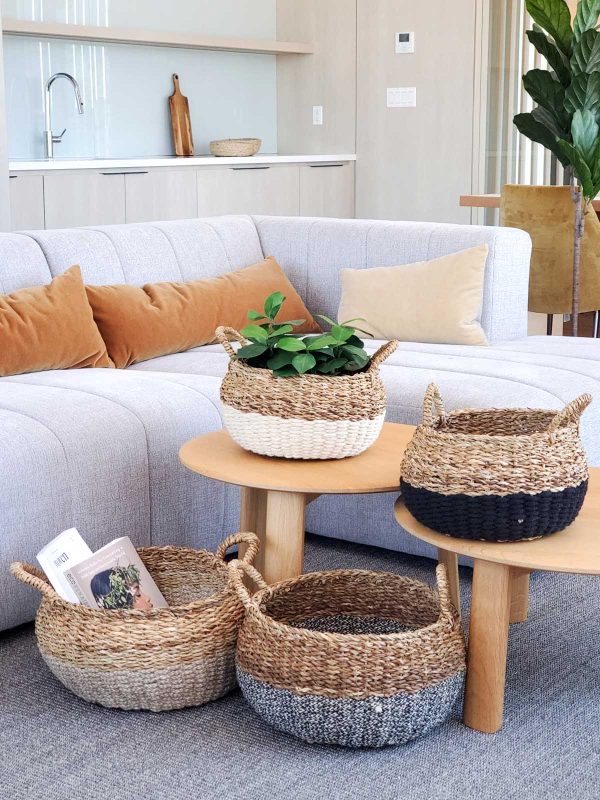 Ula Floor Basket - Black - Image 4
