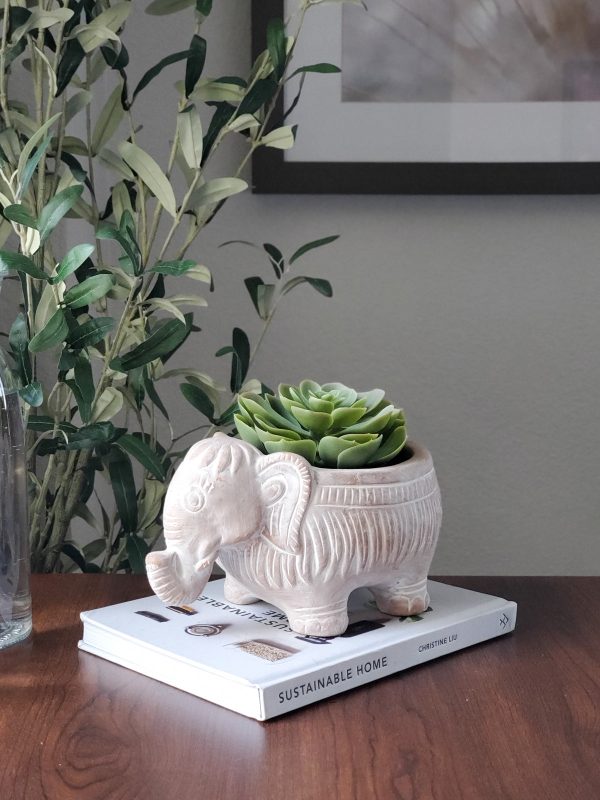 Terracotta Pot - Elephant - Image 2