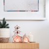 Terracotta Tea Light Candle Holder - House - Image 6