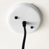 Large White Enamel Farmhouse Pendant Light - Image 5