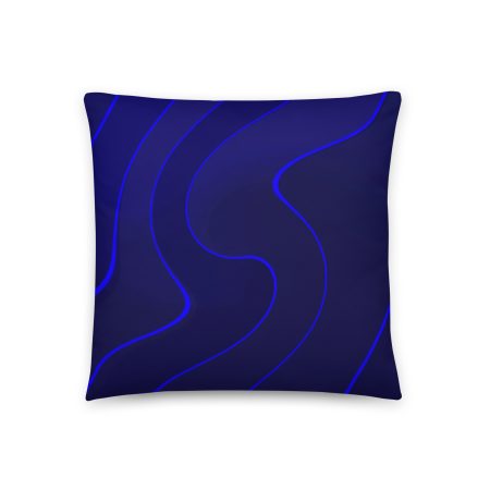 Blue Premium Pillow By Home Arrives