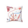 Uniquely You Decorative Throw Pillow Cover, Beach Seashell Coral Pattern - Image 5