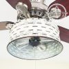 Rustic Galvanized Ceiling Light Farmhouse Fixture Chippy White - Image 5