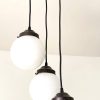 Milk Glass Chandelier Pendant Trio - Image 6