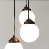 Milk Glass Chandelier Pendant Trio - Image 7