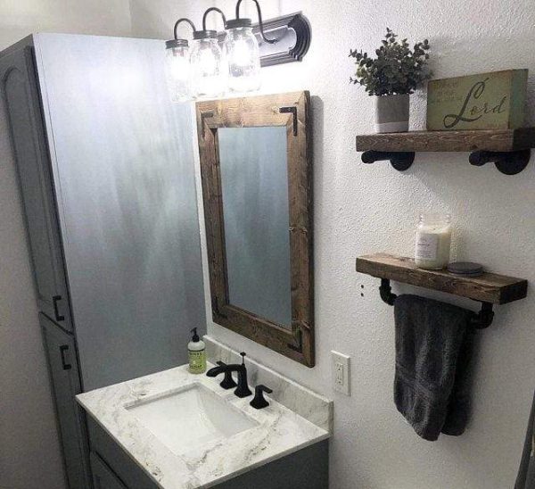 Mason Jar Bathroom Vanity Light - Image 11