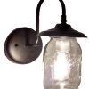 Mason Jar Outdoor Exterior Porch Wall SCONCE Light - Image 3