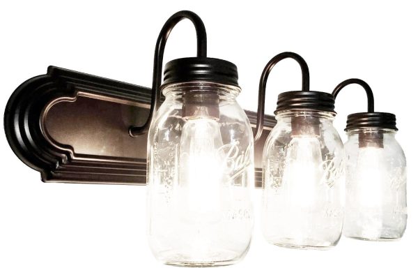 Mason Jar Bathroom Vanity Light - Image 3