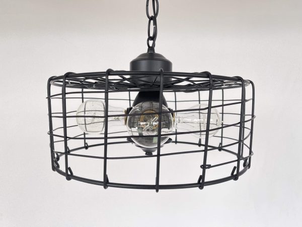 Modern Farmhouse Black Cage Light - Image 8