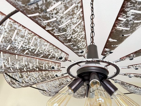 Windmill Chandelier Farmhouse Lighting Fixture - Image 8