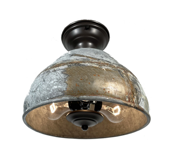 Rustic Bucket Farmhouse Light Fixture