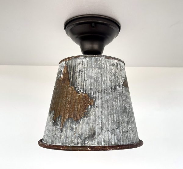 Rusty Barn Farmhouse Flush Ceiling Light - Image 6