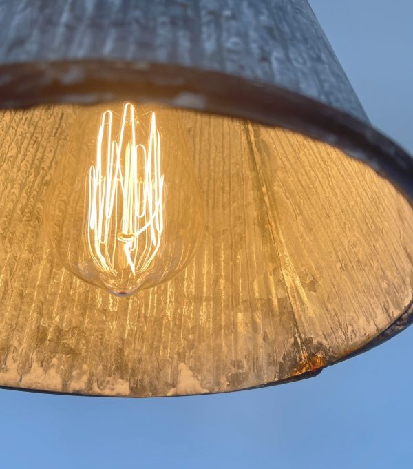 Rusty Barn Farmhouse Flush Ceiling Light - Image 7