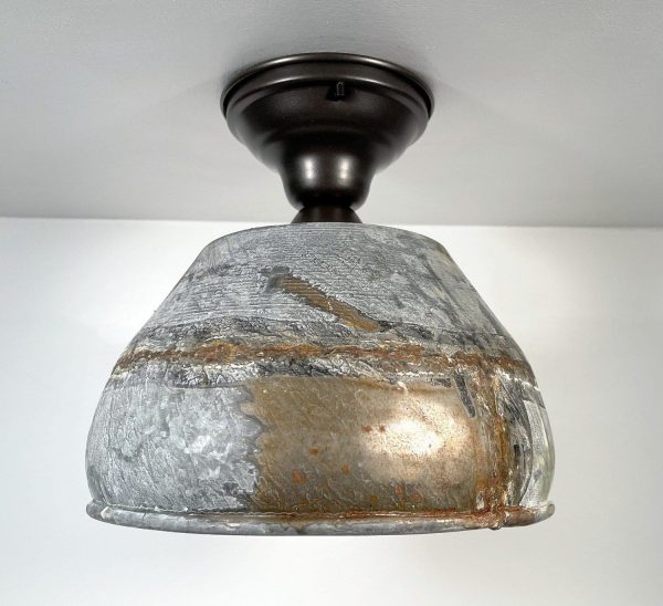 Rustic Bucket Farmhouse Light Fixture - Image 4