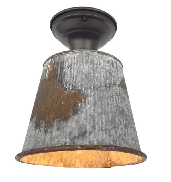 Rusty Barn Farmhouse Flush Ceiling Light
