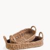 Savar Bread Basket with Natural Handle