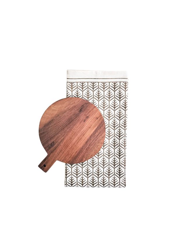 Wooden Round Serving Board Gift Set - Image 4